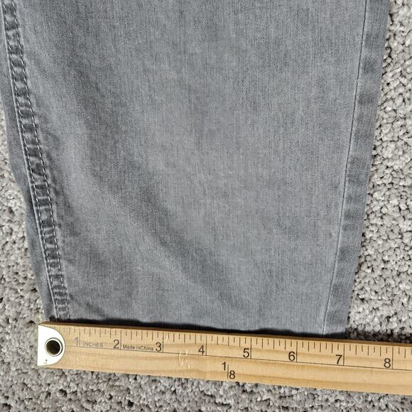 Brax Pants Mens 36x34 (Fits 34x30) Gray Chuck Modern Minimalist Slim Casual - Picture 11 of 11